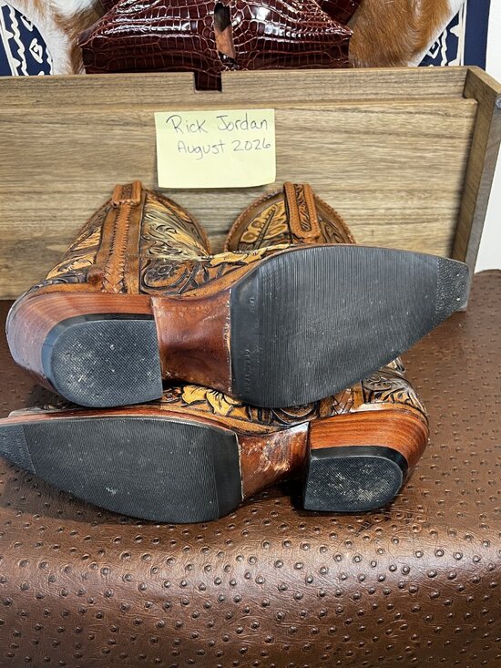 Star by Liberty Boot Co. Fully Tooled Cowboy Boots in Men\'s Size 11.5D main image 5